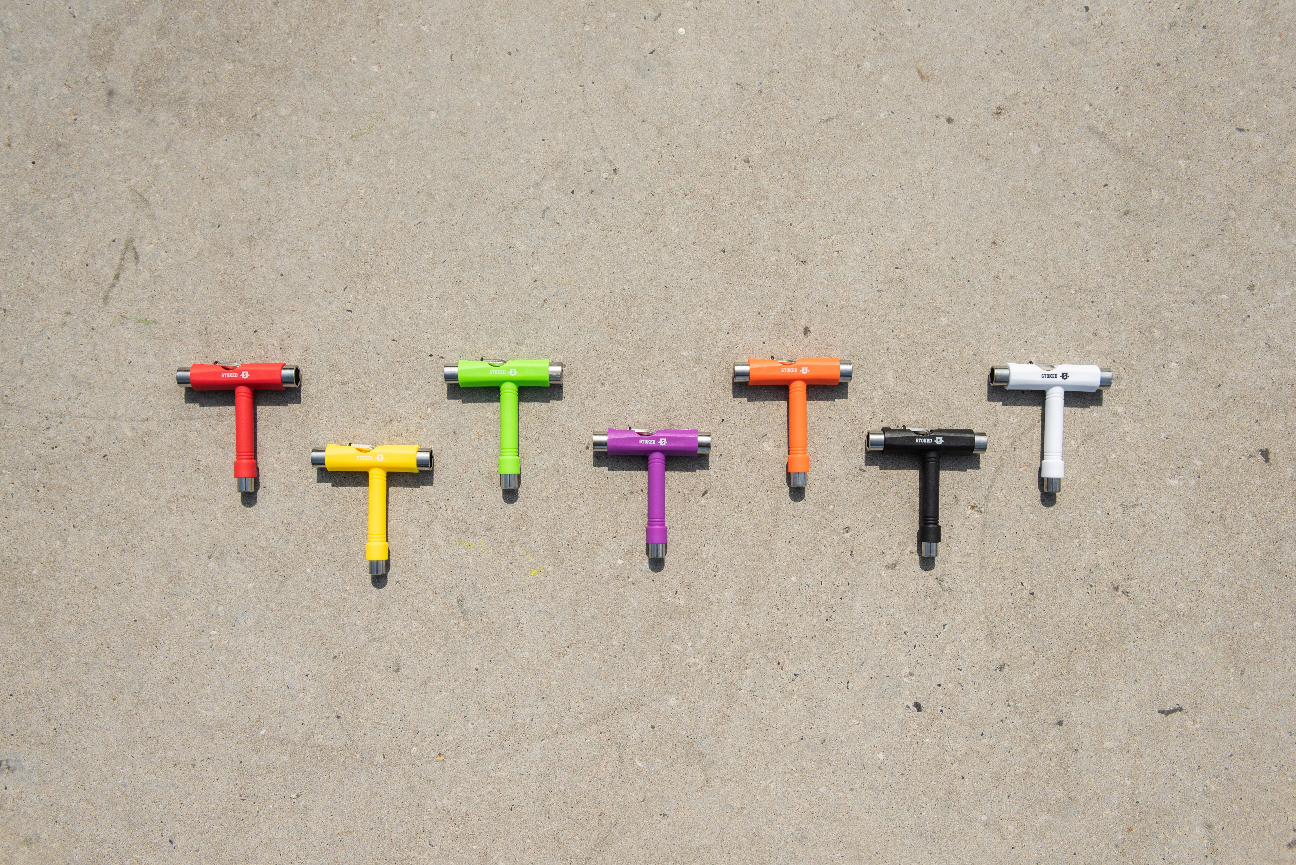 Tools Skate Skateboarding Stoked Boardshop Set up Colors