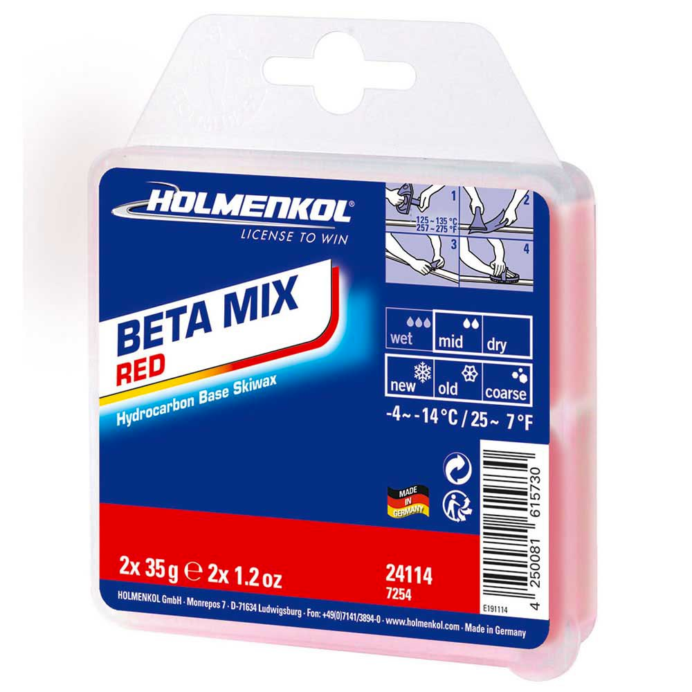 Holmenkol etamix Red Snowboard Wax 2x35g – Stoked Boardshop