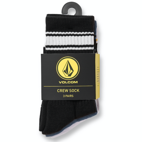Kids Full Stone Socks 3pack Multi