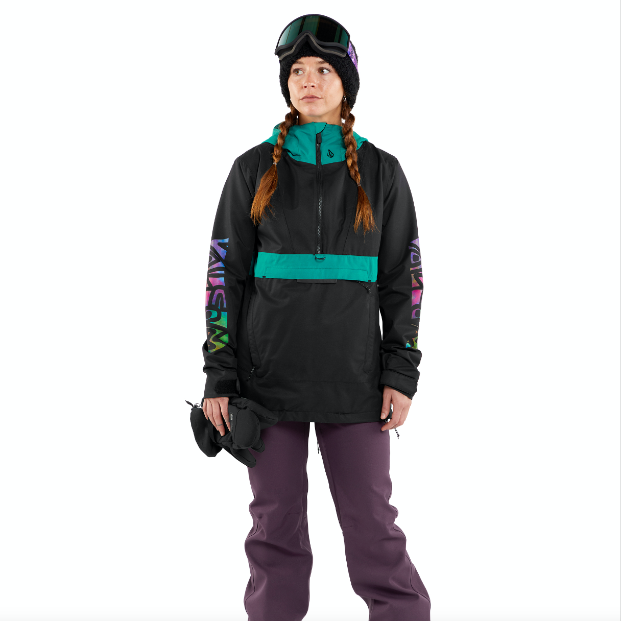 Pullover womens snowboard sales jacket