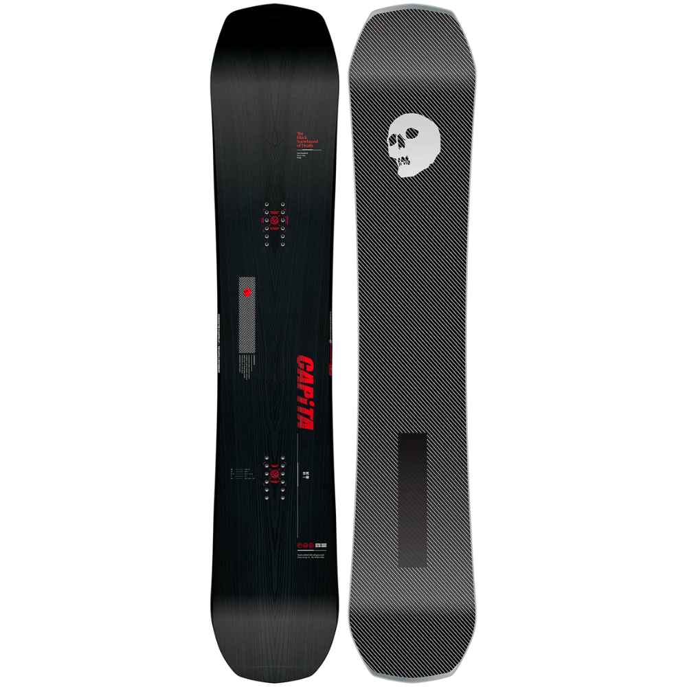 Le snowboard noir de la mort 2024 Snowboard Stoked