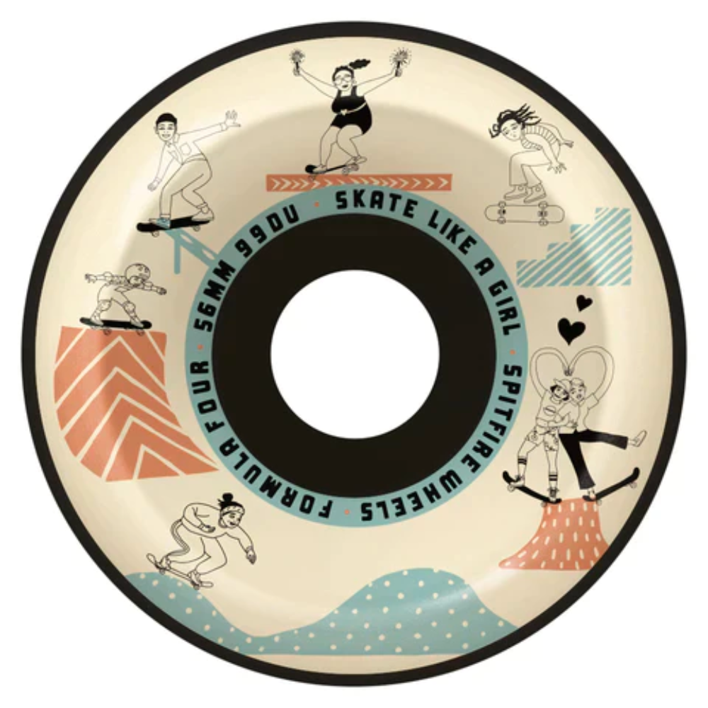 人気商品の中古品・新品・未使用品 Spitfire F4 Black 99a 56mm Sessions Girl A Like Skate スケートボード