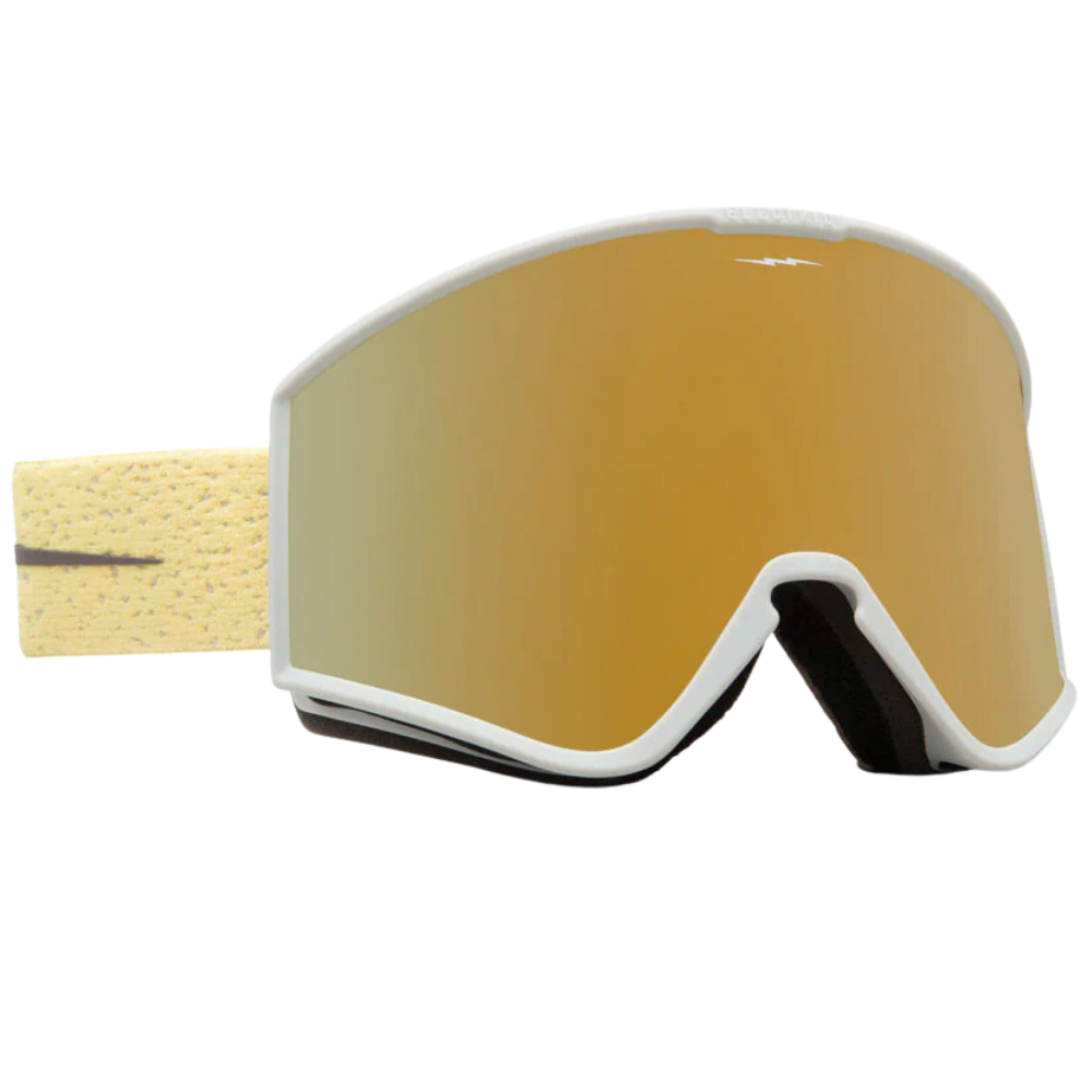 Gold top snowboard goggles