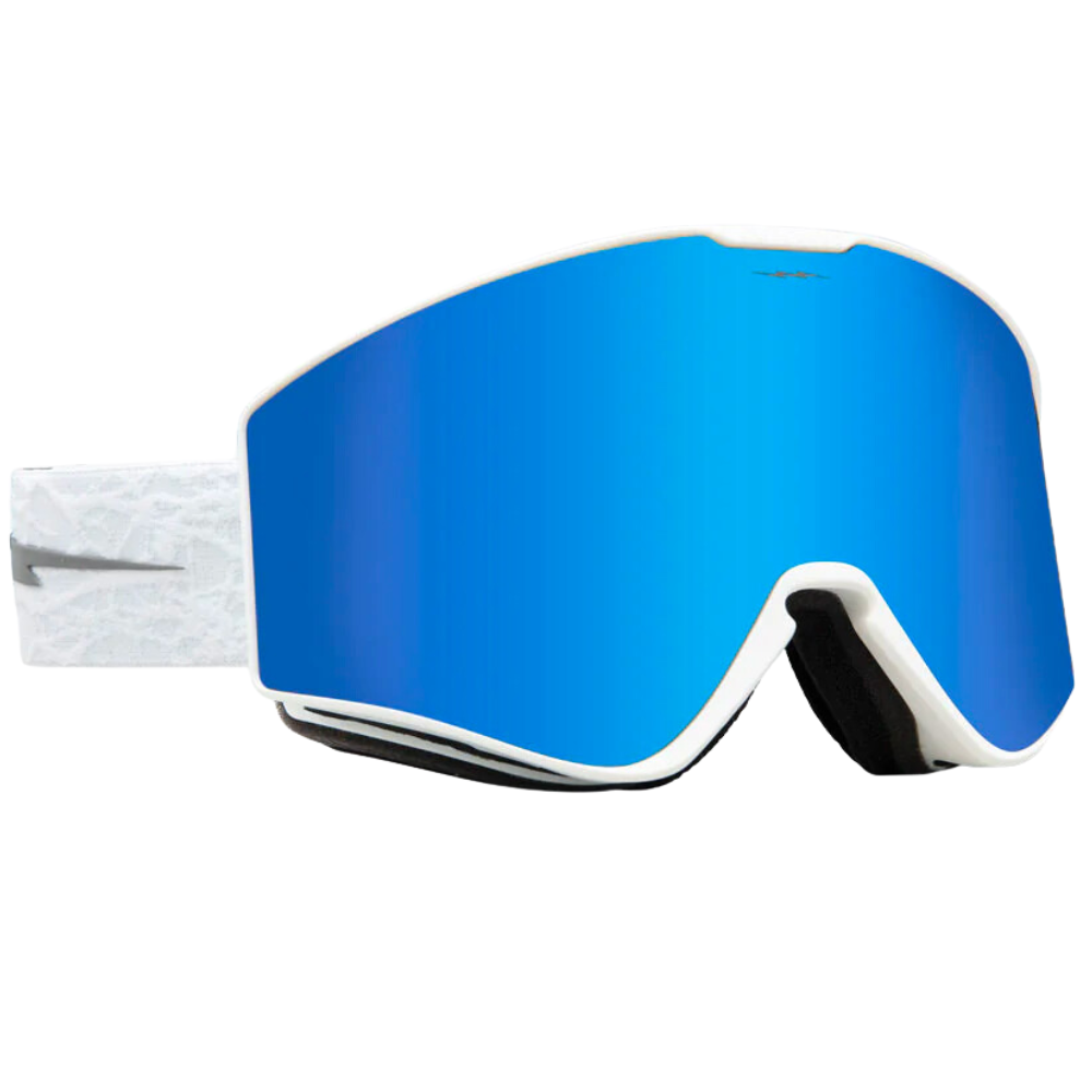 Kleveland II Matte White Neuron Moss Blue Lens Snowboard Goggles
