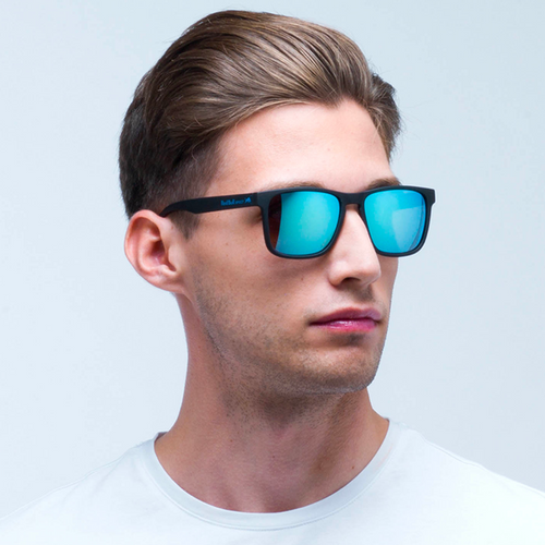 Leap 003P Black/Smoke Ice Blue Mirror
