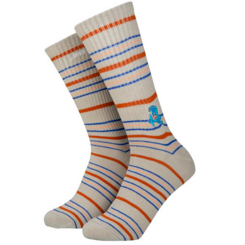 Beach Bum Hand Sock Nickel Stripe