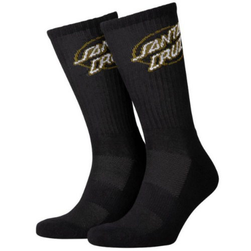 Oval Dot Sock Black
