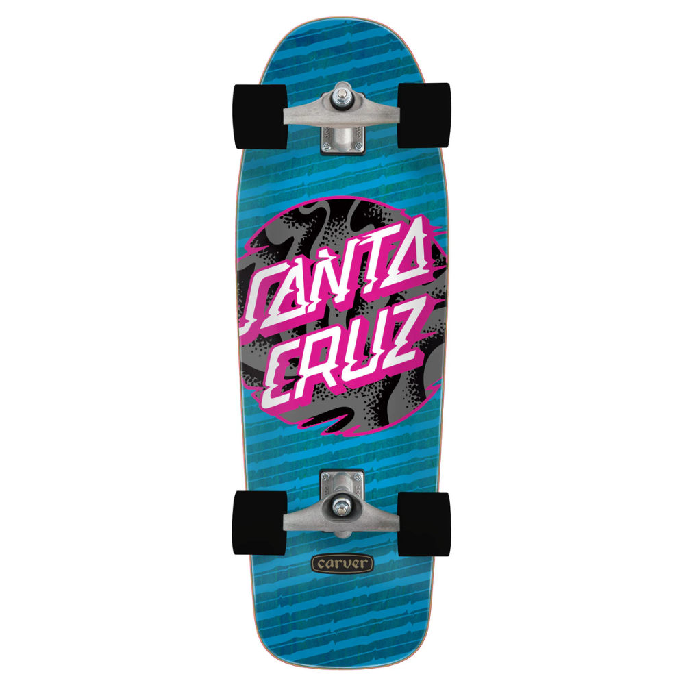 Santa Cruz Vivid Slick Dot Carver Surf Skate Cruiser – Stoked Santa Cruz Vivid Slick Dot Carver Surf Skate Cruiser – Stoked