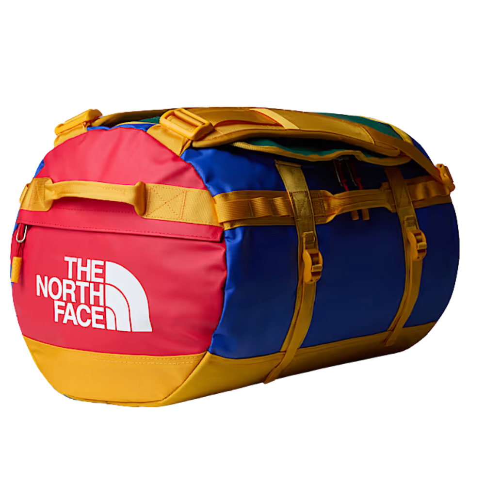 duffel base camp s The North Face Base Camp S Duffel Bag 50L TNF Blue/TNF Red/Summit Gold – Stoked Boardshop