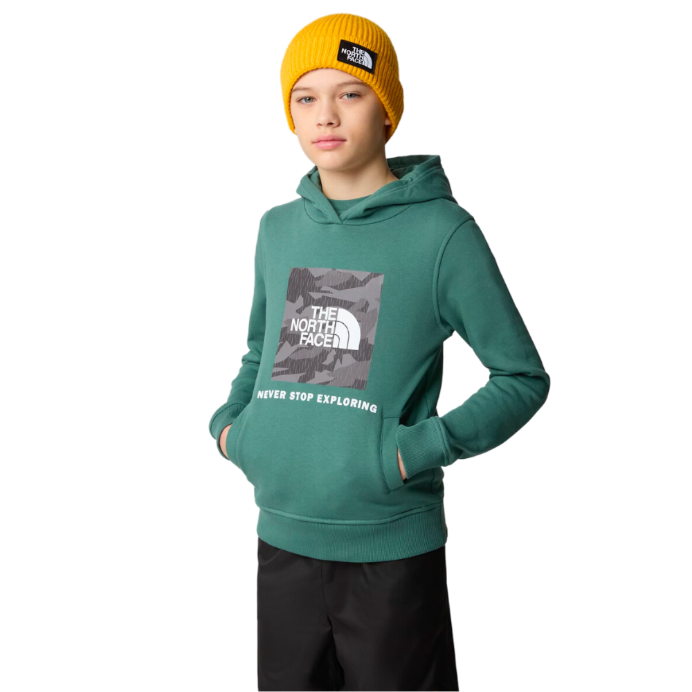 Camo north top face hoodie
