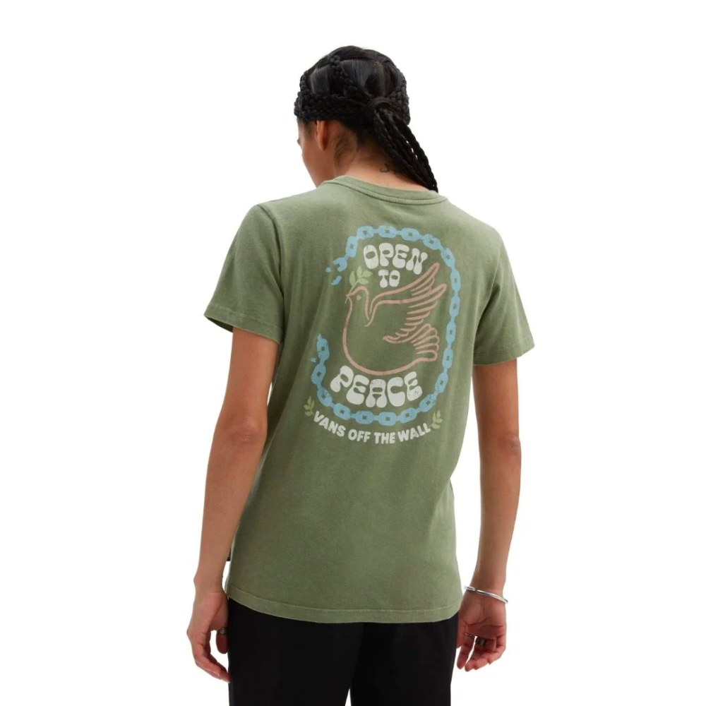 T shirt vans best sale femme verte