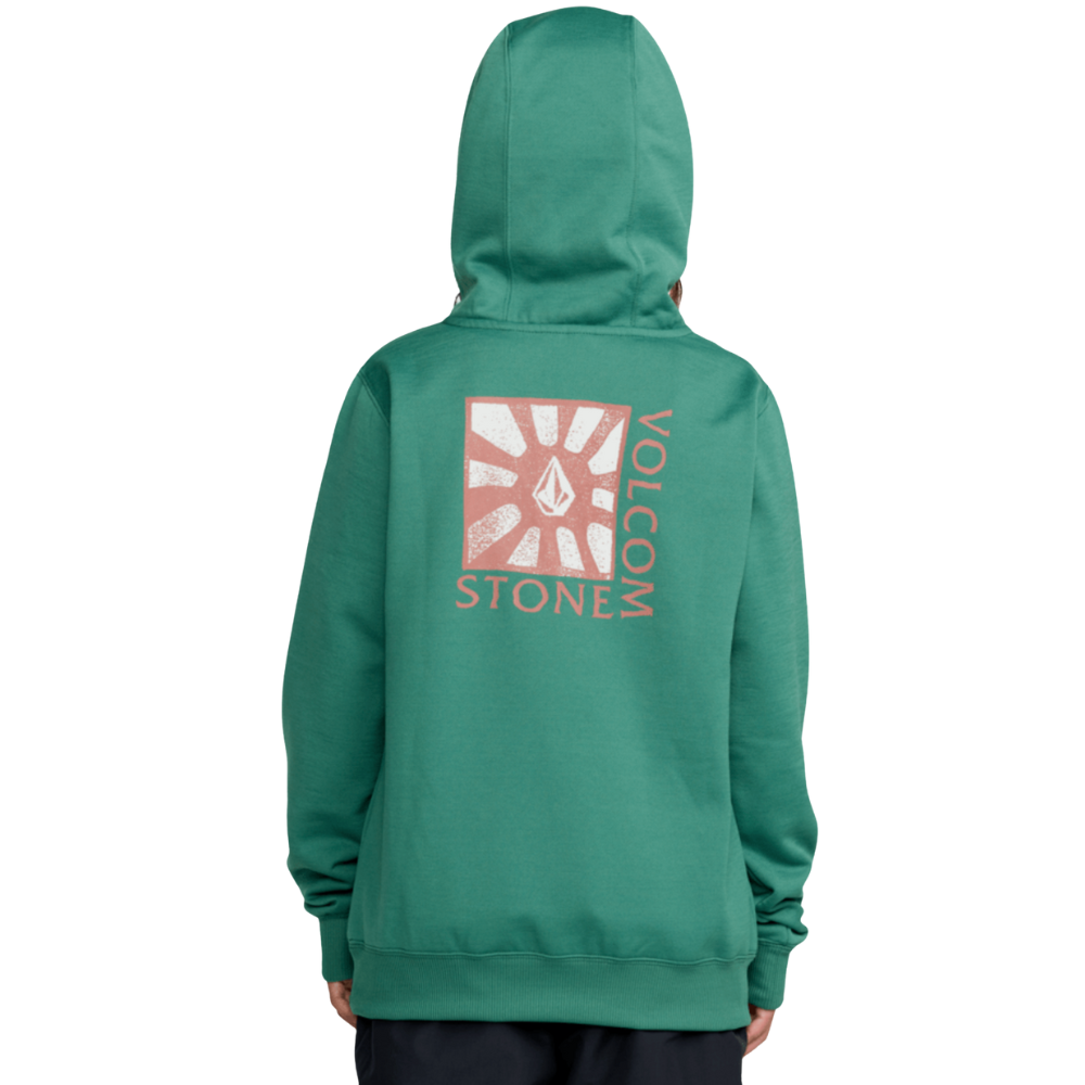 Kids Hydro Fleece Hoodie Spruce Green