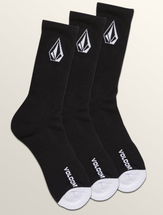 Full Stone Socks Black 3 pack