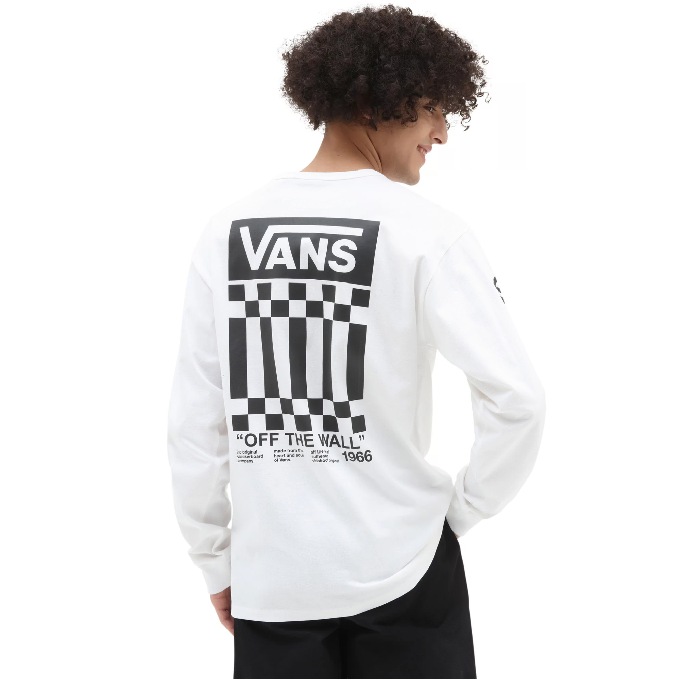 Vans checkered long sleeve t shirt sales