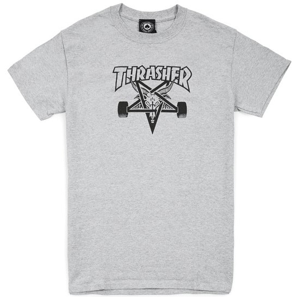 Thrasher Skategoat T shirt Grey Stoked Boardshop