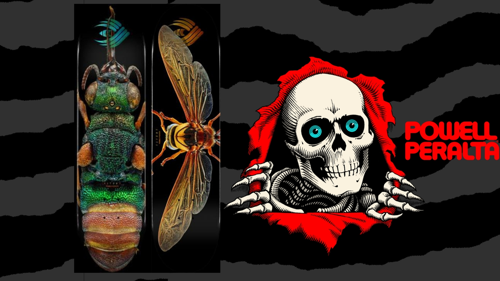 Powell Peralta Winged Ripper 12 Die-Cut Ramp Sticker - RED