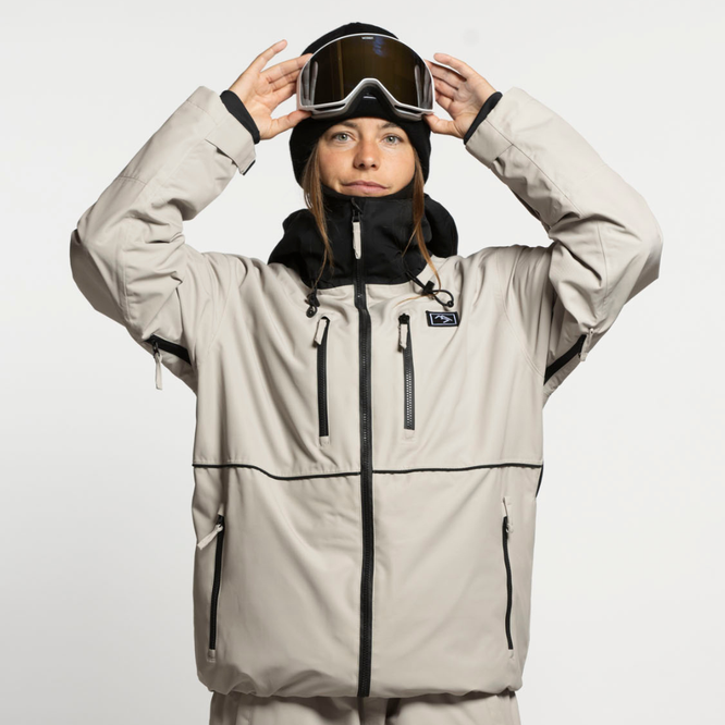 Apex Snowboard Jacket Stone Beige