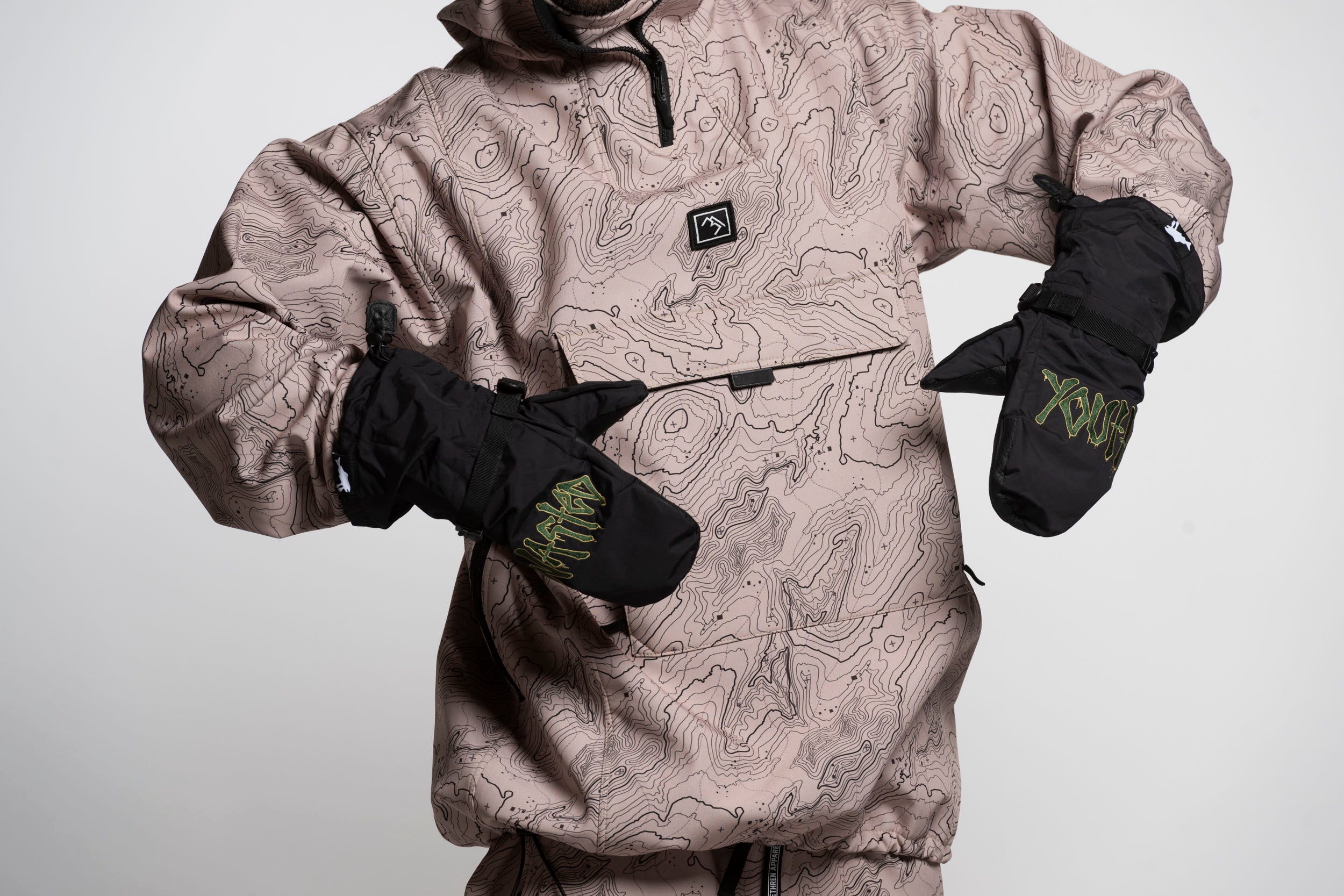 Access Anorak Jacket Contour Print
