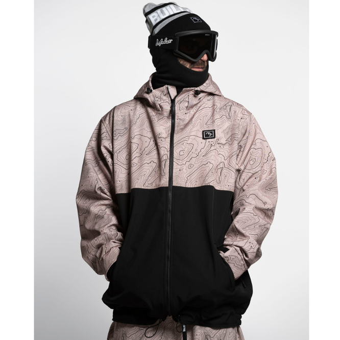 Access Full Zip Jacket Beige Contour / Black