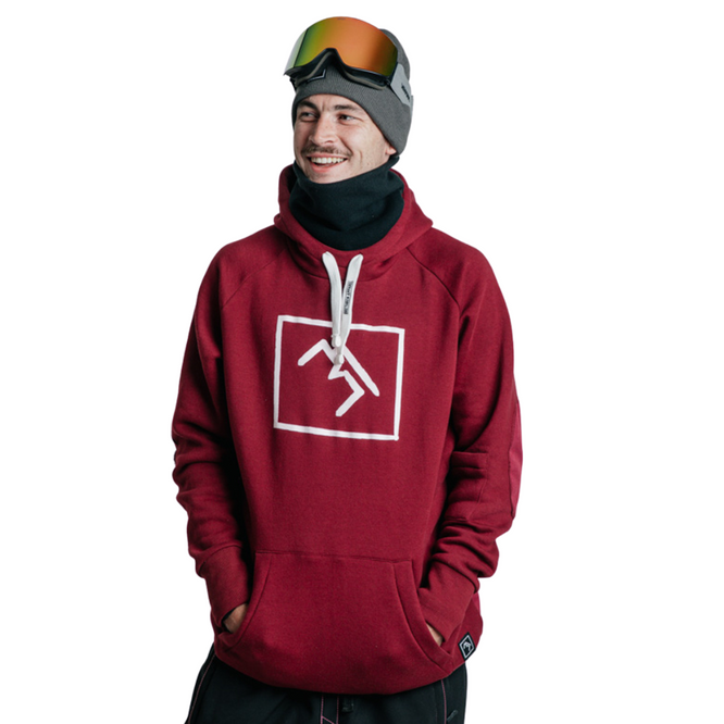 Sweat à capuche Shredduh 2.0 Earthed Maroon