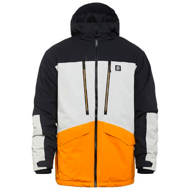 Halen II Insulated Jacket Schwarz/Radiant Yellow