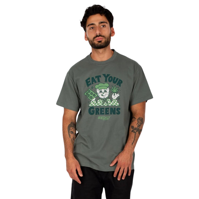 Eat Greens Tee Jungle Green