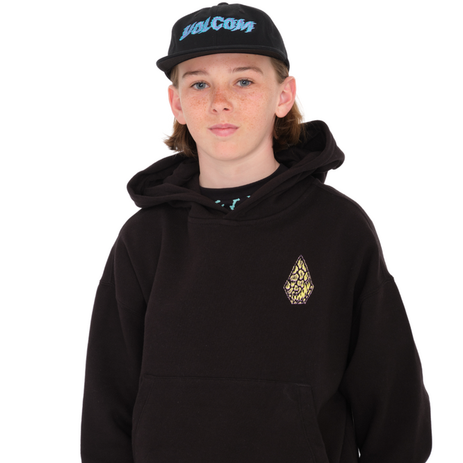 Kinder Tetsunori Pullover Hoodie Schwarz