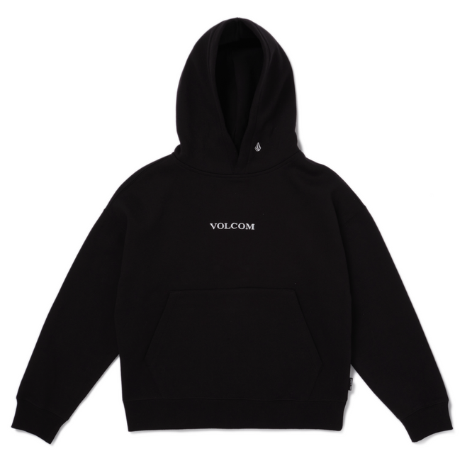 Kids Volcom Stone Hoodie Black