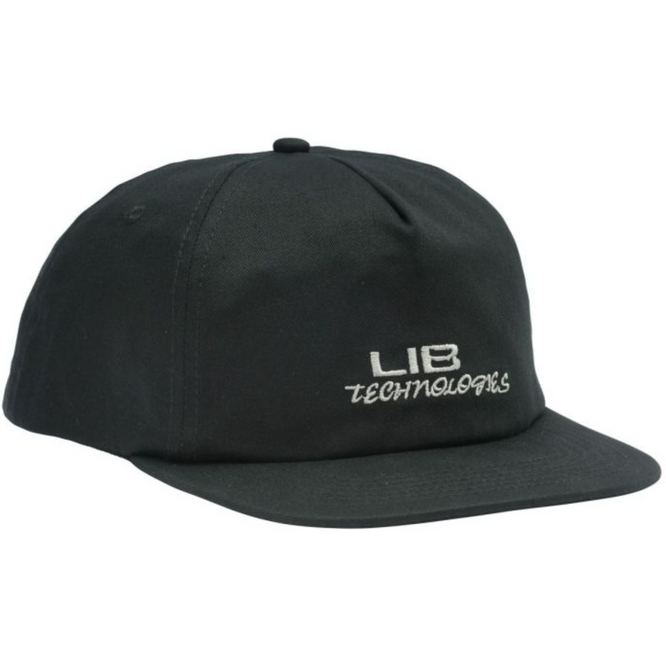 Lib 5 Panel Hat Black