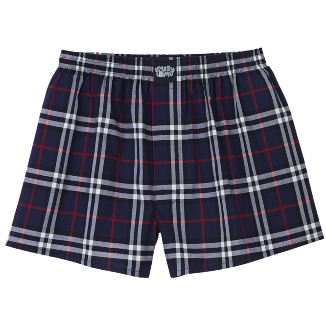 Lousy Check Boxer Shorts Staffa Blue