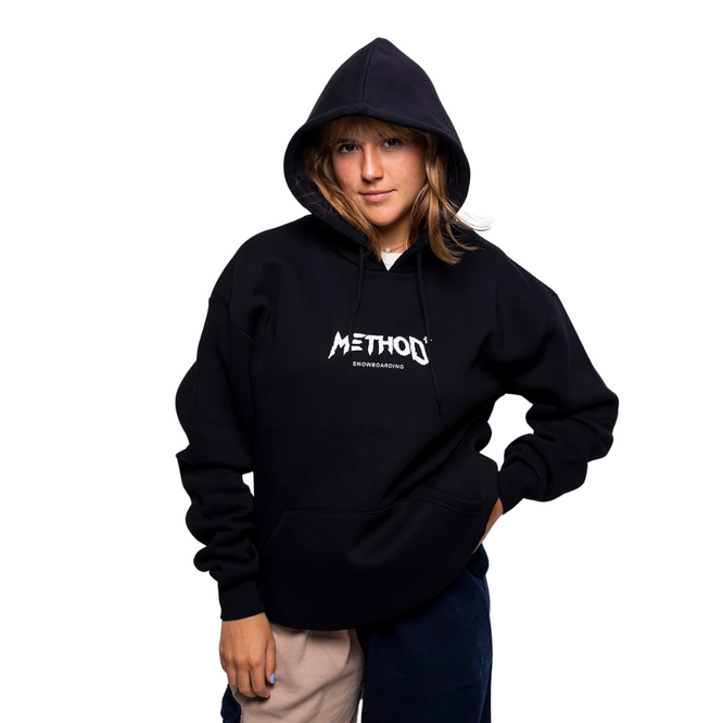 Method Snowboarding Hoodie Schwarz