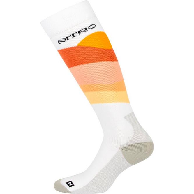 Chaussettes de snowboard Cloud 3 Womens White/Orange