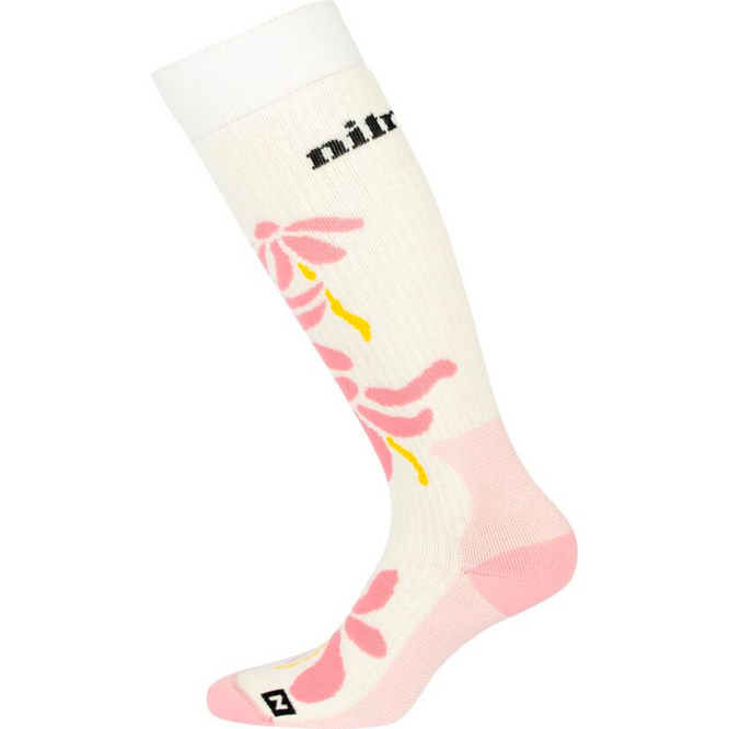 Womens Cloud 5 Snowboard Socken Creme/Pink