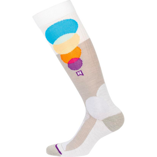 Chaussettes de snowboard Cloud 7 Womens Sand/Multicolour