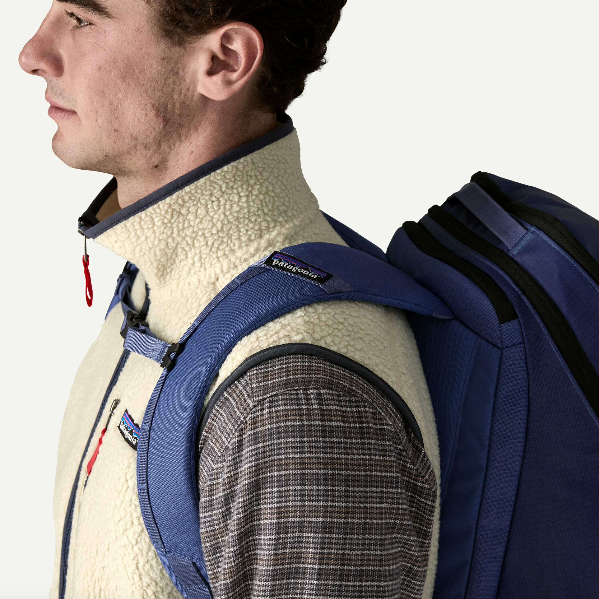 Retro Pile Fleece Vest Black/ Forge Grey