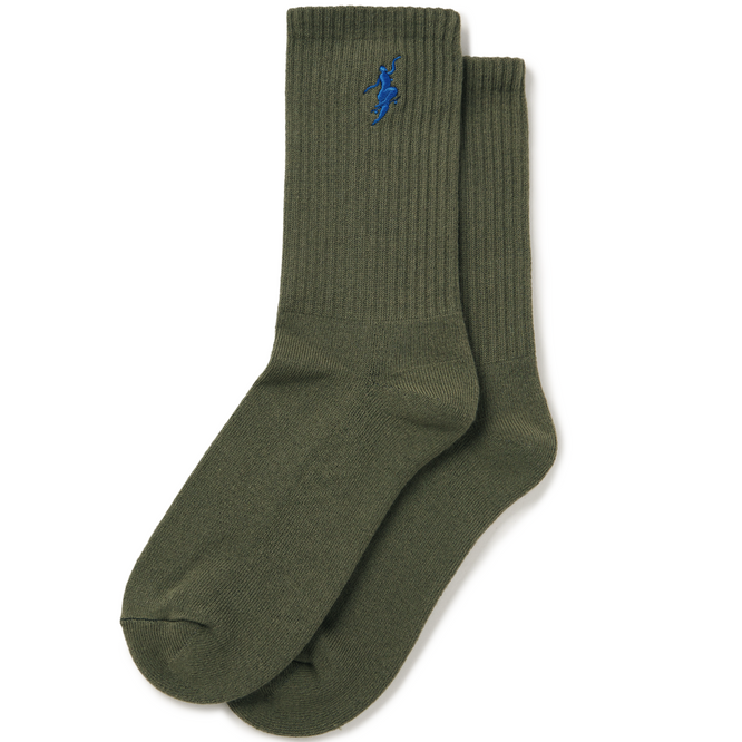 No Comply Socken Dusty Olive/Blue