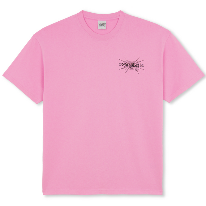 Spinnennetz-T-Shirt Rosa