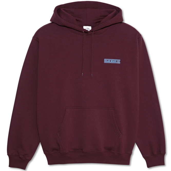 Dave Stretch Logo Hoodie Dark Wine