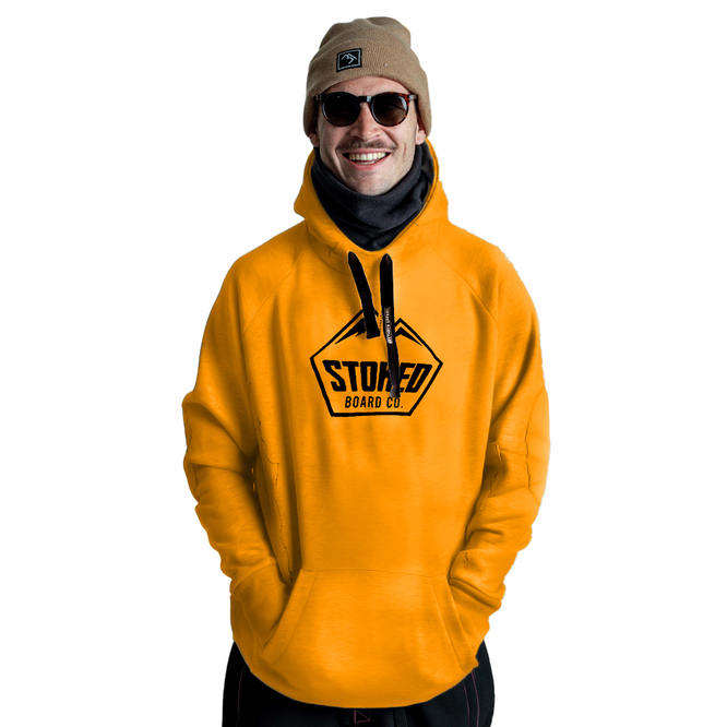 Shred Snowboard Hoodie Gelb