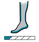 Intra Snowboard Targeted Cushion OTC socks Black