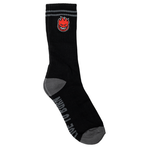 Bighead Fill EMB Socks Black/Charcoal/Red