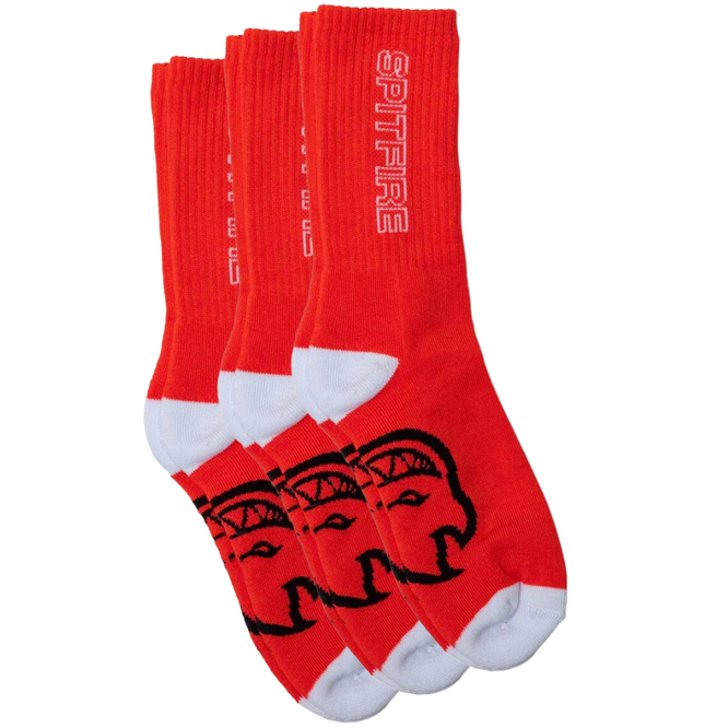 Classic 87' Socke 3er Pack Rot/Weiß/Schwarz