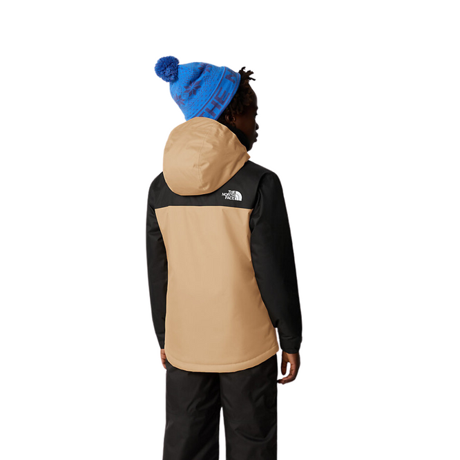 Kinder Snowquest X Isolierte Jacke Almond Butter/TNF Schwarz