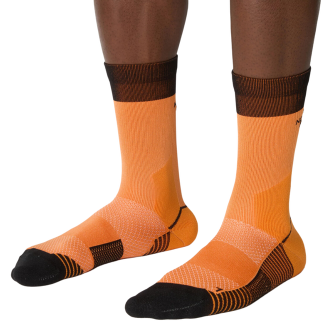 Trail Run Socke Crew Vivid Flame/ TNF Schwarz