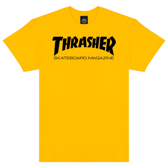 Skate Mag T-shirt Gold/Black