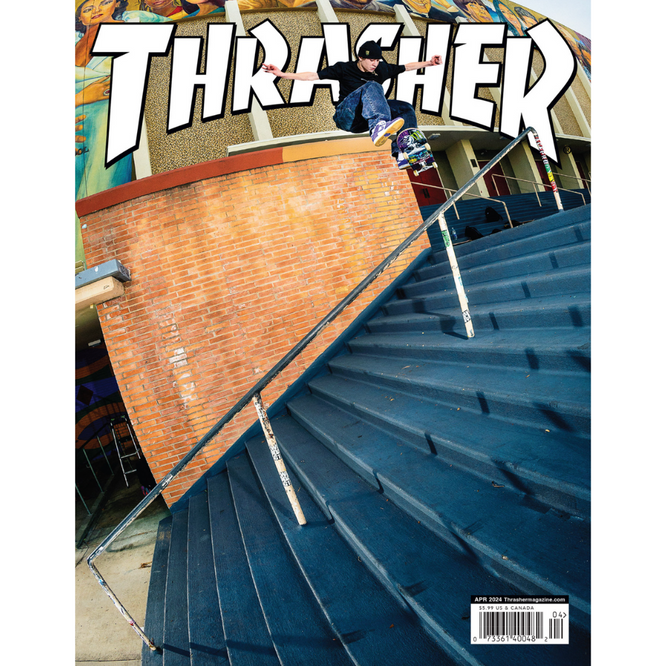 Thrasher Magazine Numéro 525 Avril 2024