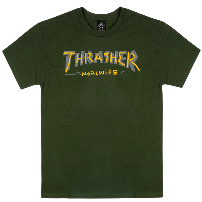 Markenzeichen T-Shirt-Waldgrün