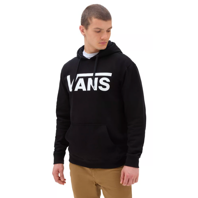 Classic Pullover Hoodie Schwarz/Weiß