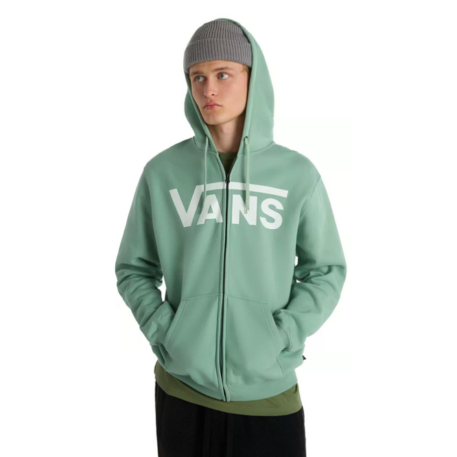 Classic Zip Hoodie Iceberg Green