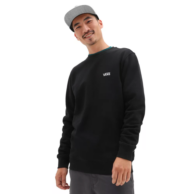 Core Basic Crew Fleece-Sweatshirt Bistro Grün